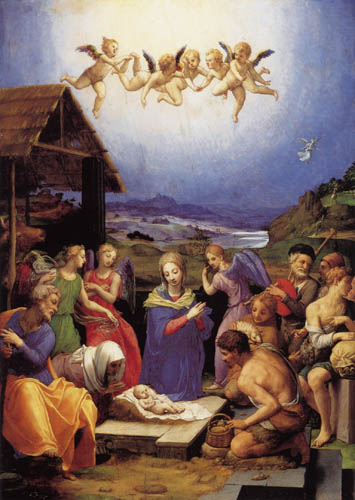 Il (Agnolo) Bronzino - The Adoration of the Herdsmen