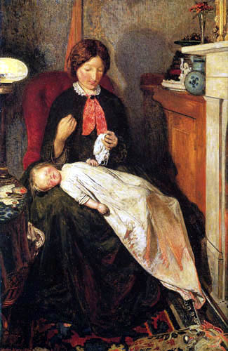 Ford Madox Brown - At the chimney