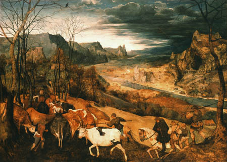 Pieter Brueghel the Elder - The home coming of the herd
