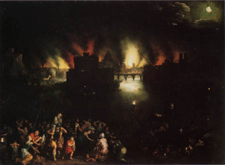 Jan Brueghel l´Ancien - Plünderung Trojas