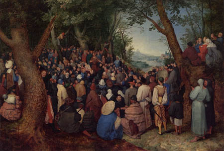 Jan Brueghel l´Ancien - Le sermon de Jean le Baptiste