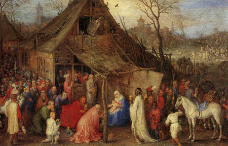 Jan Brueghel the Elder - Adoration of the holy kings