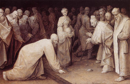Jan Brueghel the Elder - Jesus and the adulteress