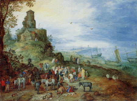 Jan Brueghel the Elder - Landscape with apostle