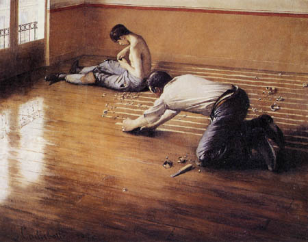 Gustave Caillebotte - Men Planing the Parquet