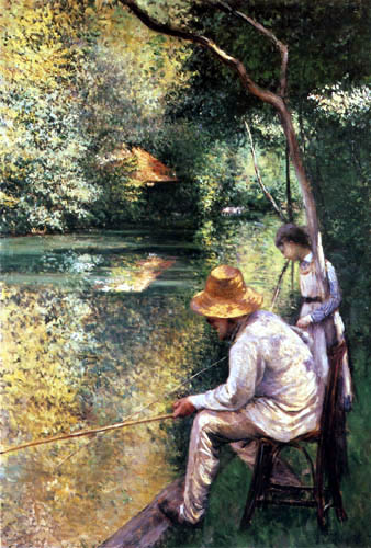Gustave Caillebotte - Pêche à la ligne