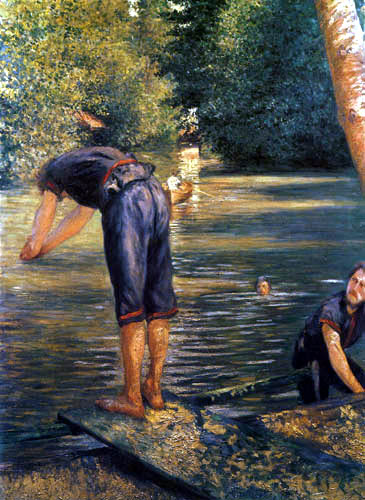 Gustave Caillebotte - Swimmers