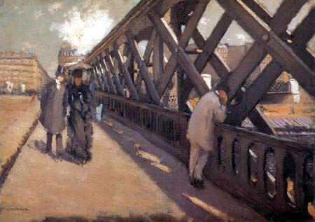 Gustave Caillebotte - Le pont de l'Europe, esquisse