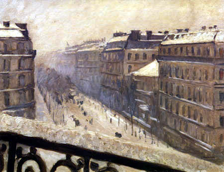 Gustave Caillebotte - Boulevard Haussmann