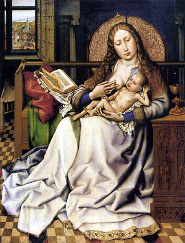 Robert Campin, Master of Flémalle - Madonna and Child