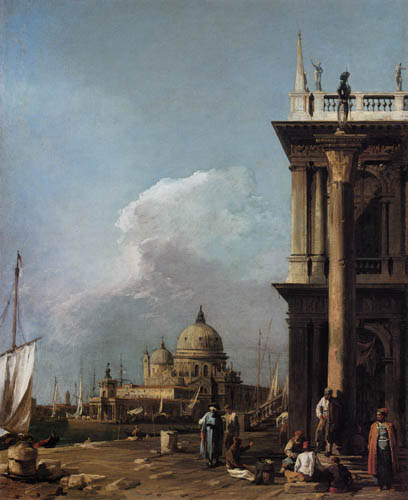 Giovanni Antonio Canal Canaletto - Entrada en el Canal Grande