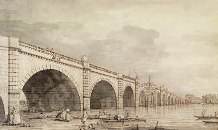 Giovanni Antonio Canal, called Canaletto - London, Reparatur an der Westminster-Bridge