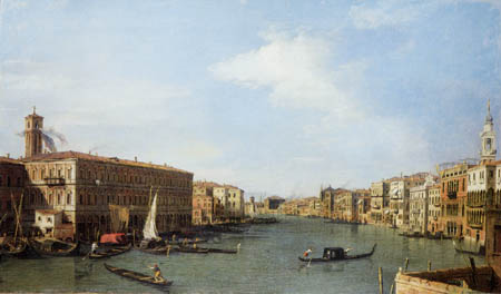 Giovanni Antonio Canal Canaletto - Le canal grand, Venise
