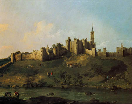 Giovanni Antonio Canal Canaletto - Alnwick Castle, Northumberland