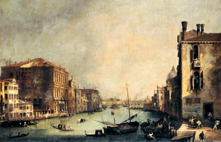 Giovanni Antonio Canal, Canaletto - Grand Canal von der Ostseite