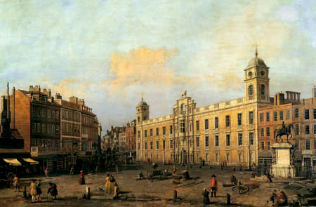 Giovanni Antonio Canal, called Canaletto - Northumberland House, London