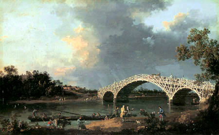 Giovanni Antonio Canal, called Canaletto - The old Walton Bridge