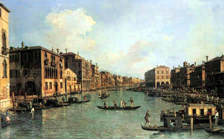 Giovanni Antonio Canal, called Canaletto - The Grand Canal, Venice