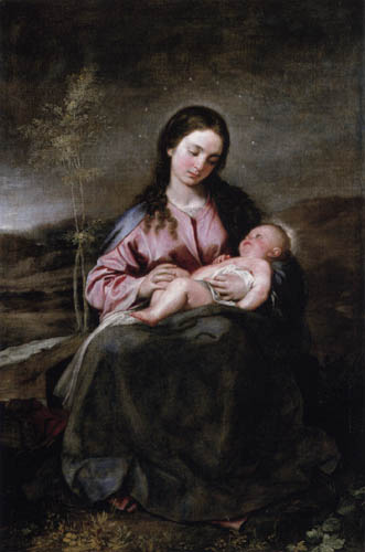 Alonso Cano - Die Junfrau mit dem Kind