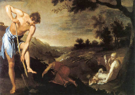 Alonso Cano - Die erste Aufgabe von Adam und Eva