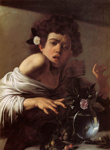 Michelangelo Merisi da Caravaggio - Le Caravage - Celui a mordu l'lézard