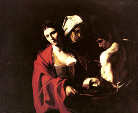 Michelangelo Merisi da Caravaggio - Le Caravage - Salome mit dem Haupt des Johannes
