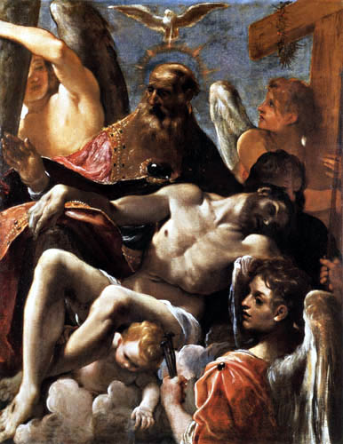 Ludovico Carracci - Trinity with the Dead Christ