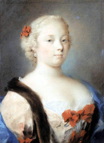Rosalba Carriera - Portrait of a young woman