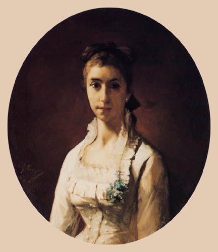 Eugène Carrière - Young girl