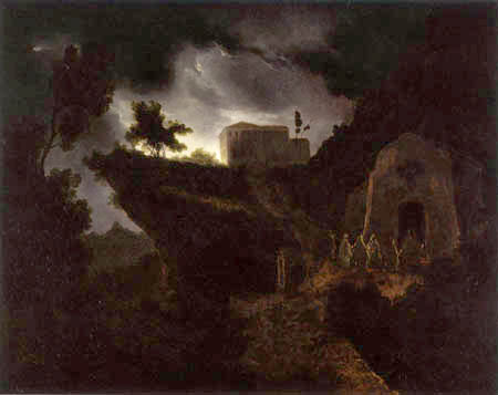 Carl Gustav Carus - The Return of the Monks to the Monastery
