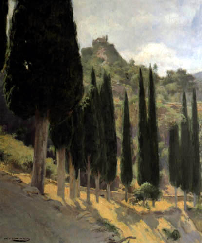 Ramon Casas i Carbó - Landscape near Tamarit