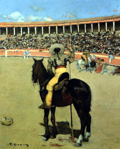 Ramon Casas i Carbó - Stierkämpfer in der Arena