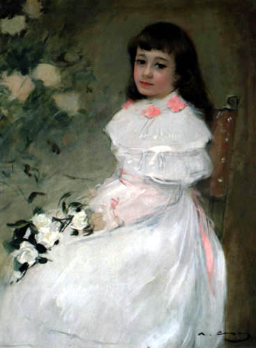 Ramon Casas i Carbó - Portrait of María Rusiñol