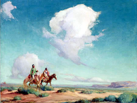 Ira Diamond Gerald Cassidy - Navajo Travelers