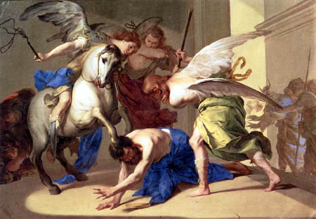 Bernardo Cavallino - The Expulsion of Heliodorus from the Temple
