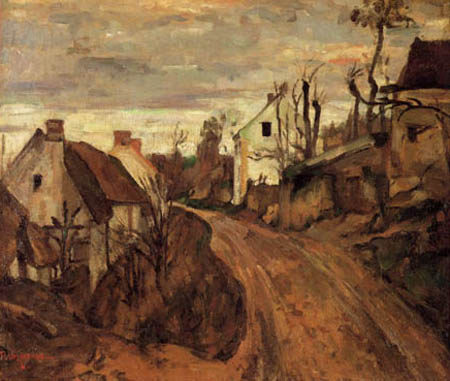 Paul Cézanne (Cezanne) - The village route of Auvers