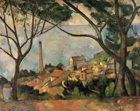 Paul Cézanne (Cezanne) - El Mar cerca de L Éstaque