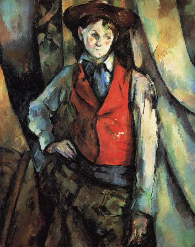 Paul Cézanne (Cezanne) - Boy with a Red Waistcoat