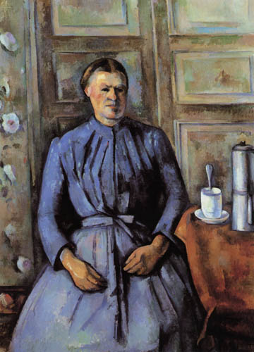 Paul Cézanne (Cezanne) - Mujer con el pote del café