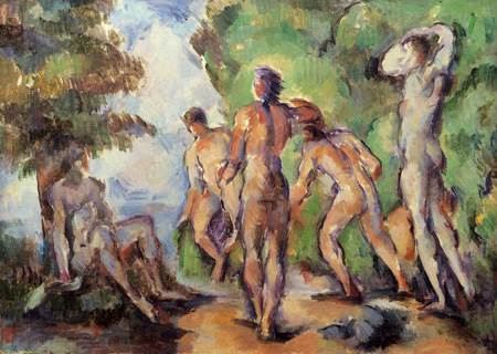 Paul Cézanne (Cezanne) - Five bathing