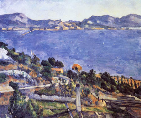 Paul Cézanne (Cezanne) - The bay of L Éstaque