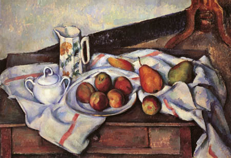 Paul Cézanne (Cezanne) - Stillleben mit Zuckerdose