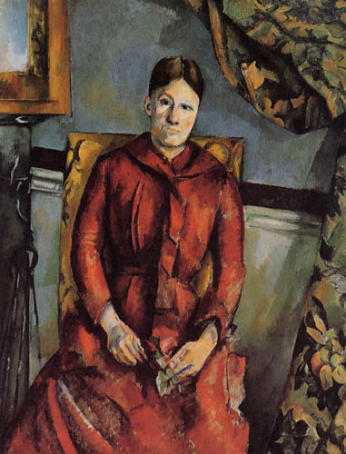 Paul Cézanne (Cezanne) - Madame Cezanne in a yellow armchair