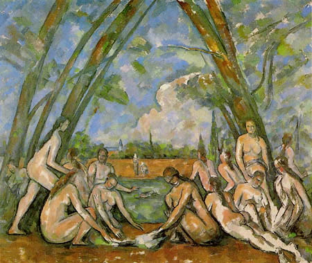 Paul Cézanne (Cezanne) - Große Badende