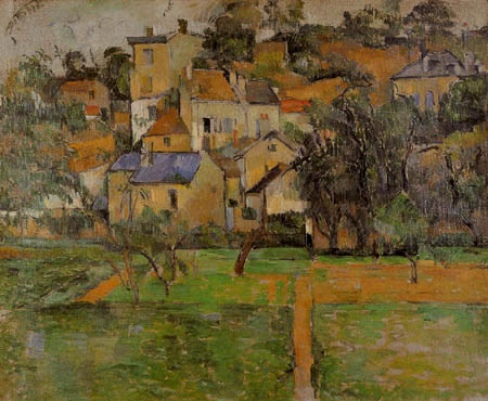 Paul Cézanne (Cezanne) - The Hermitage at Pontoise