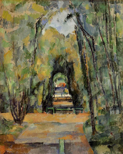 Paul Cézanne (Cezanne) - Avenue in Chantilly II