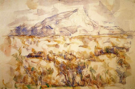 Paul Cézanne (Cezanne) - Montagne Sainte Victoire