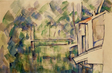 Paul Cézanne (Cezanne) - Molino en el río