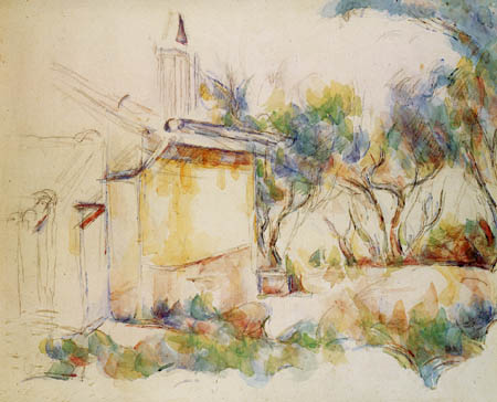 Paul Cézanne (Cezanne) - Jourdans Hütte