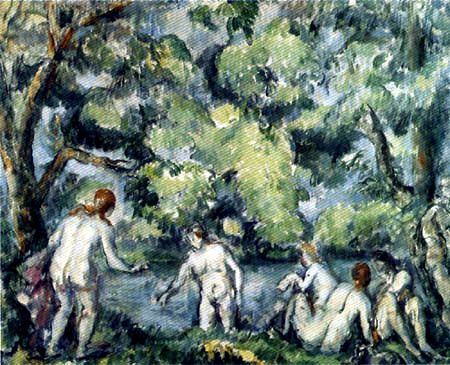 Paul Cézanne (Cezanne) - Mujeres bañados